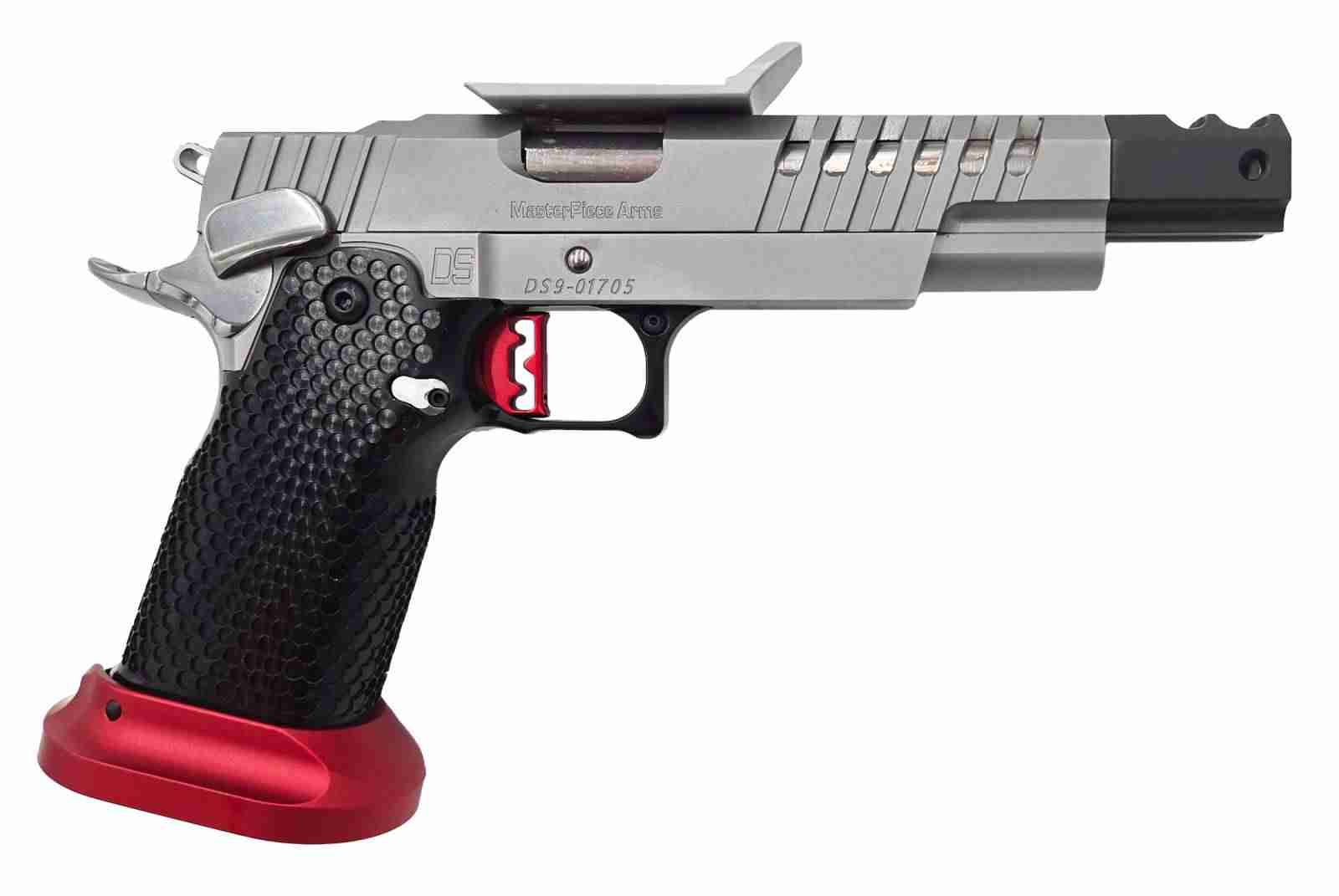 MasterPiece Arms DS9 DL Steel Challenge 9mm 2 Magazine 5" Bull Barrel 2 Port Compensator Sig/CMore Optic Ready Pistol