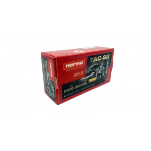 Norma Tac-22 .22lr 40gr Lead Round Nose, 50rd Box