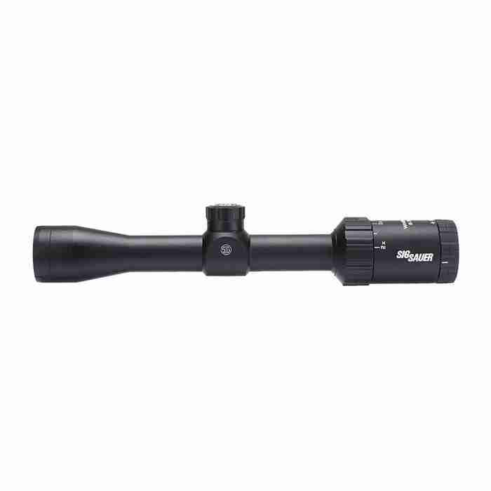 Sig Sauer Electro-Optics SOW32201 Whiskey3 2-7x 32mm Obj 47.10-13.75 ft @ 100 yds FOV 1" Tube Black Finish Quadplex (SFP)