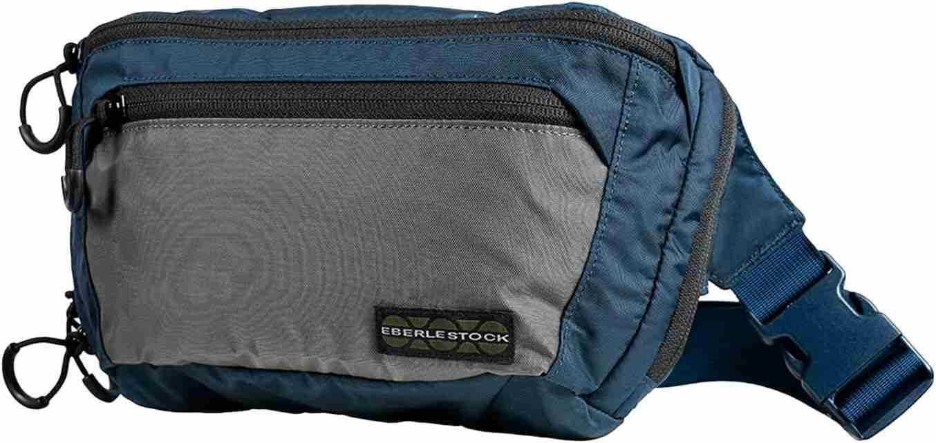 Eberlestock Bando Bag XL - Tactical Men's Fanny Pack w/Adjustable Waist Belt, Zippered Pockets, Compact Lightweight Belt Bag, Everyday Hip Pouch for Travel Outdoor Running Hunting, Cobalt Blue