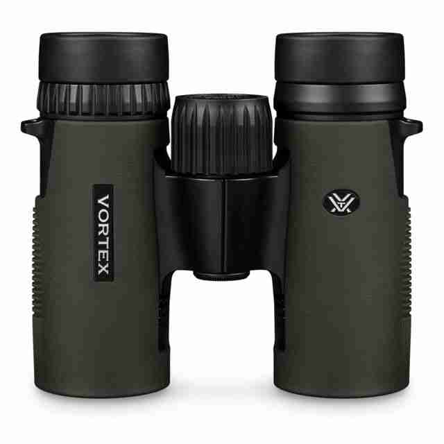 Vortex Diamondback HD 10x32mm Roof Prism Binoculars, ArmorTek, Green, Mid-Size, DB-213
