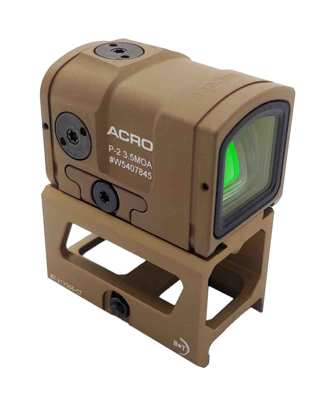 Aimpoint ACRO P-2 3.5 MOA Flat Dark Earth w/39mm mount Red Dot - $699.99 when added to cart