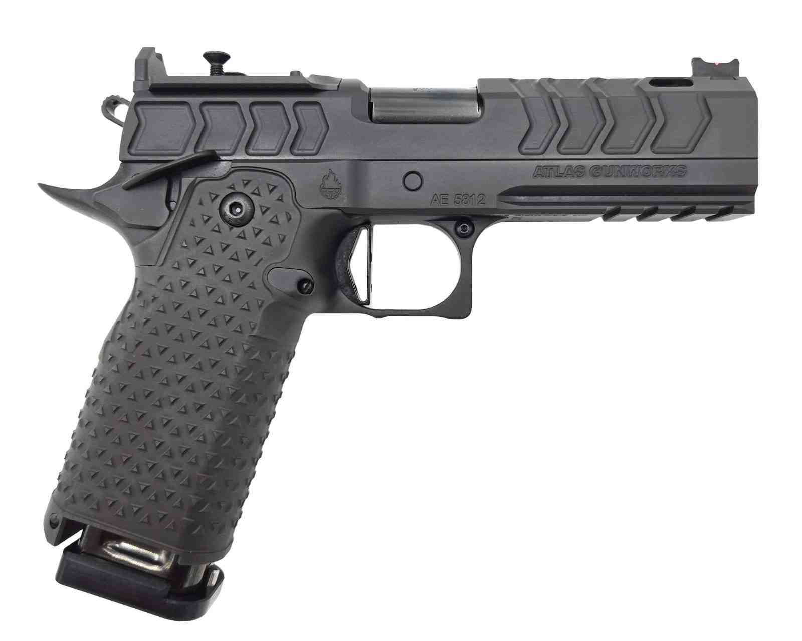 Atlas Gunworks Eos, 9mm, 4.25" Ported Bull Barrel, 3 Magazines, RMR/SRO Ready, Pistol