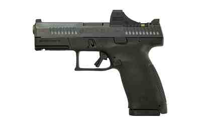 CZ P-10 C, 9mm, 4.02" Barrel, 3- 15rd Magazines, Holosun SCS Red Dot, Pistol