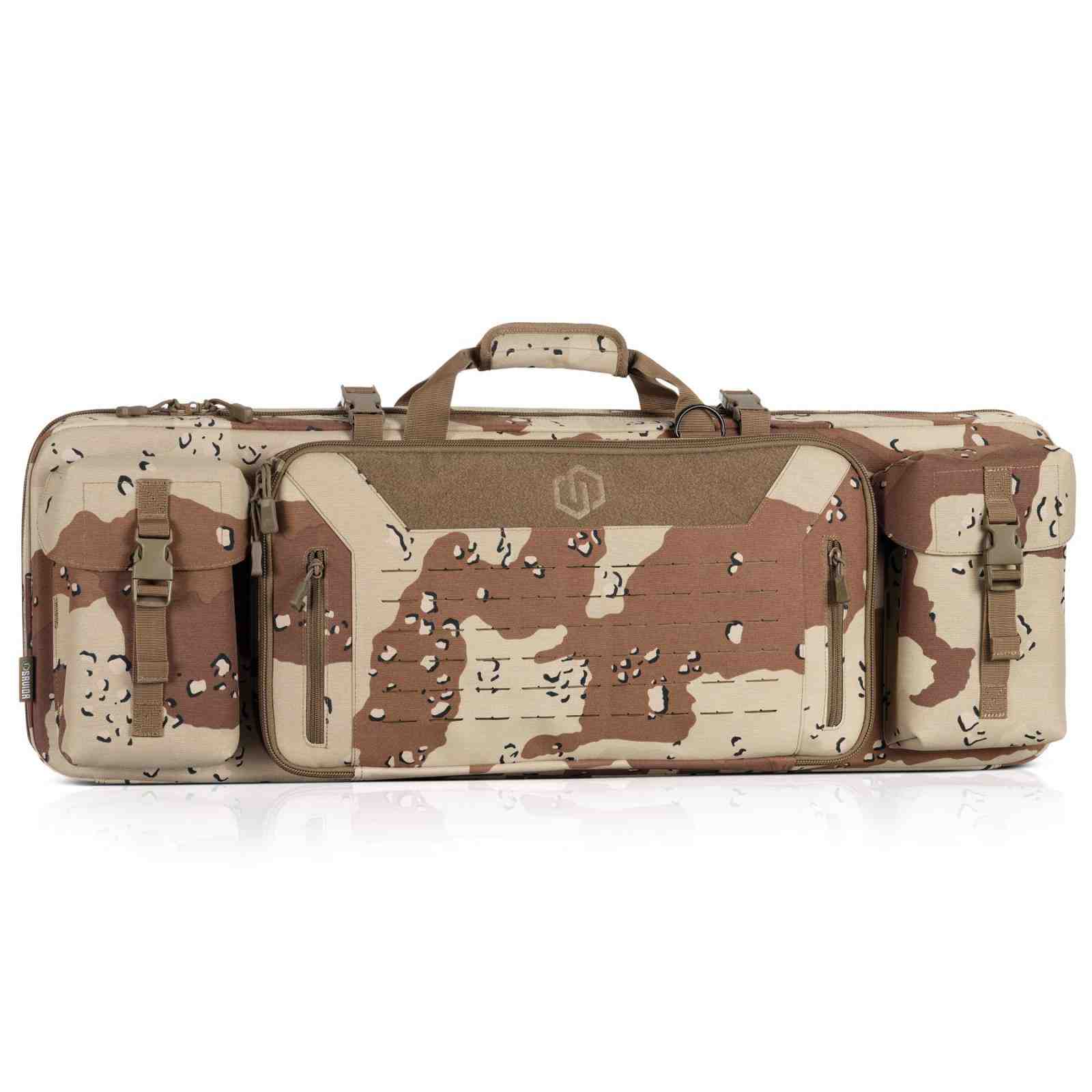 Savior Equipment Camo Urban Warfare Double Rifle Bag- 36" Chocolate Chip Camo