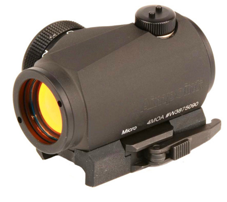 Aimpoint Micro T-1 4 MOA NV Compatible Red Dot Black with mount - $588.88 w Free Shipping