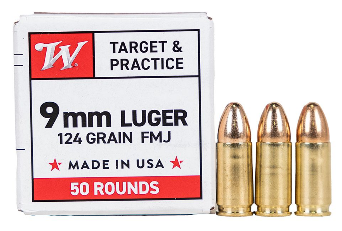 WINCHESTER TARGET & PRACTICE 9MM LUGER 124GR FMJ 1000 rd BOX - $229.99 w Free Shipping
