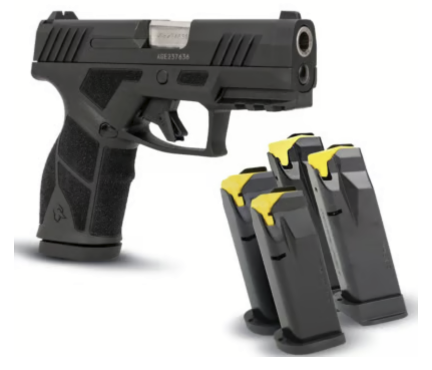 Taurus GX2, 9mm, 3.38" Barrel, 5- 13rd Magazines, Black, Pistol