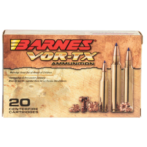 Barnes Bullets 21524 VOR-TX Rifle  270 Win 130 gr Tipped TSX Boat Tail 20 Bx/ 10 Cs