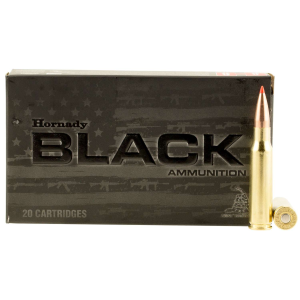 Hornady 80971 Black  308 Win 168 gr A-Max 20 Bx/ 10 Cs