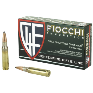 Fiocchi 308B Field Dynamics  308 Win 150 gr Pointed Soft Point (PSP) 20 Box