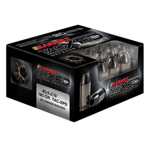 Barnes Bullets 21554 TAC-XPD  40 S&W 140 gr Barnes TAC-XP Lead Free 20 Bx/ 10 Cs