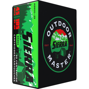 SIERRA OUTDOOR MASTER 45ACP 185GR JHP 20/10