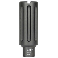 Midwest Industries MIBC556 AR-15  5.56x45mm NATO Muzzle Device 1/2-28 tpi Black Hardcoat Anodized 6061 Aluminum