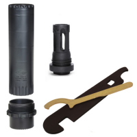 Yankee Hill Turbo T3 5.56mm Supressor w/ 1/2-28 Flash Hider Mount