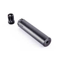 Wilson Combat Quell, .30 Caliber, 6.9 Stainless Steel, 5/8x24 Thread, Black, Suppressor