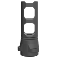 Breek Arms BRK4310 Breek LOK 3QD Gemini Dual-Port Black Nitride Steel 1/2x28 Threads 223 Cal/5.56mm