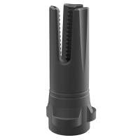 Breek Arms BRK4319 Scorch 3-Prong Flash Hider Black Nitride Steel 5/8x24 Threads 9mmLuger Compatible w/ Breek-LOK 3QD