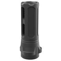 Breek Arms BRK4321 Sentinel Caged Flash Hider Black Nitride Steel 5/8x24 Threads 30 Cal Compatible w/ Breek-LOK 3QD
