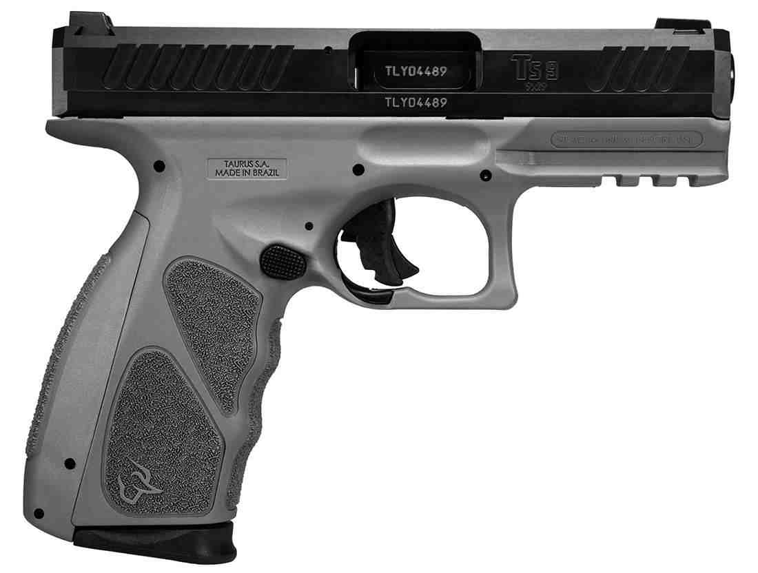 TAURUS 1-TS9SR041GR TS9MM 4 2X17 GR/BK NO MANUAL SAFETY