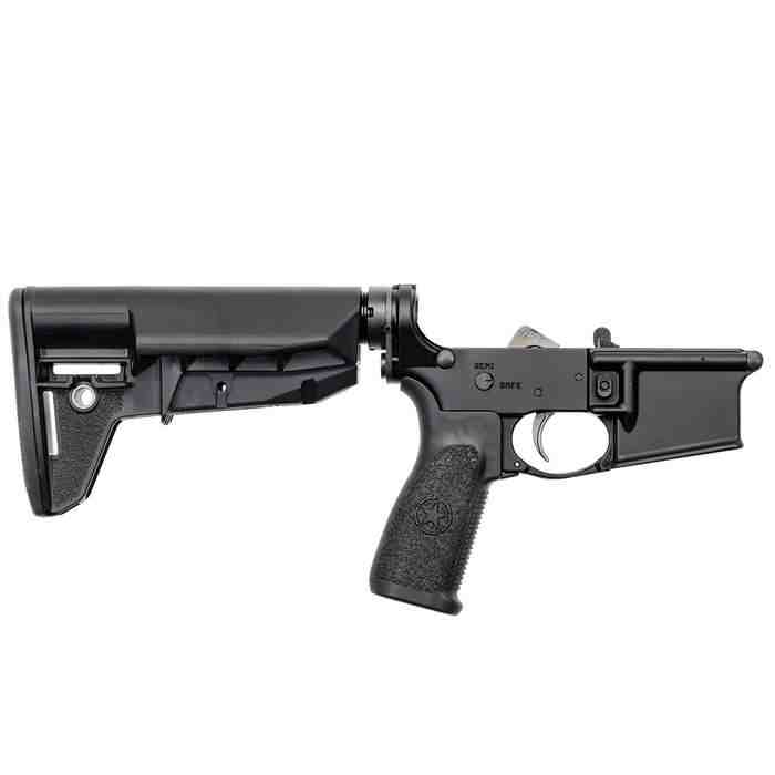 BCM LOWER GROUP AR-15 5.56MM W/BCM MOD-2 SOPMOD BLACK - $339.99 when added to cart