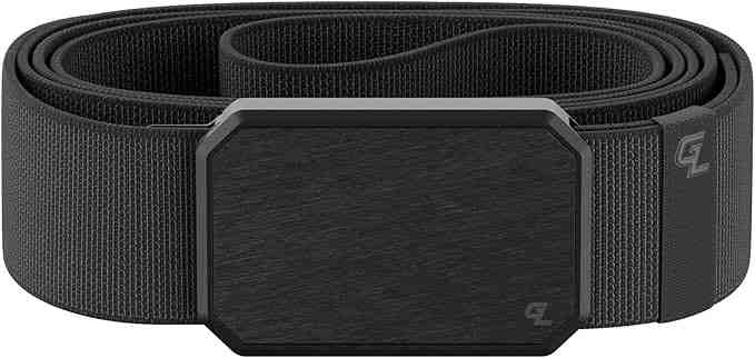 Groove Life Groove Belt Men's Stretch Nylon Belt with Magnetic Aluminum Buckle, Lifetime Coverage