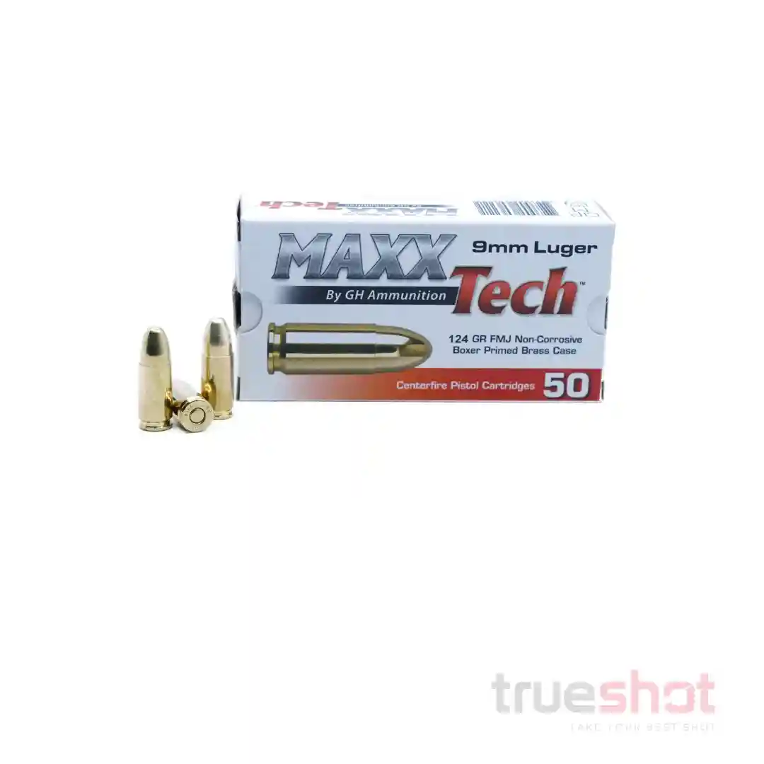 Maxxtech 9mm 124 Grain FMJ - 1,000 rounds $239.9 w Free Shipping
