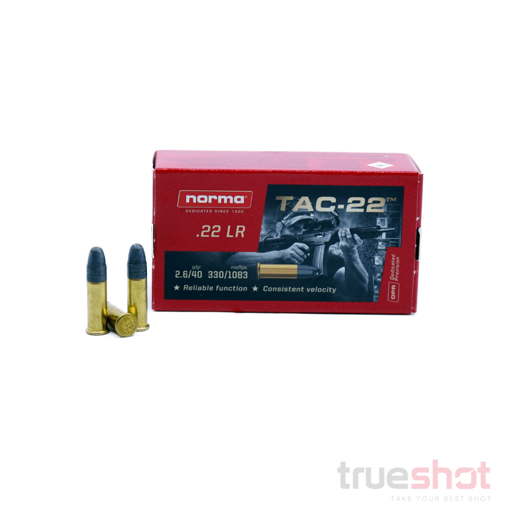 Norma – TAC 22 – 22 Long Rifle – 40 Grain – LRN