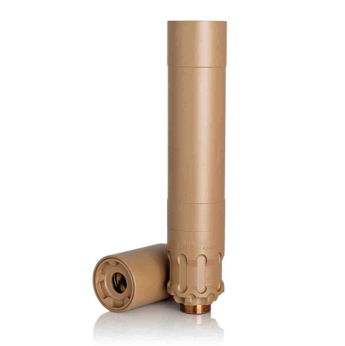 Rugged Obsidian45 Pistol Suppressor - FDE