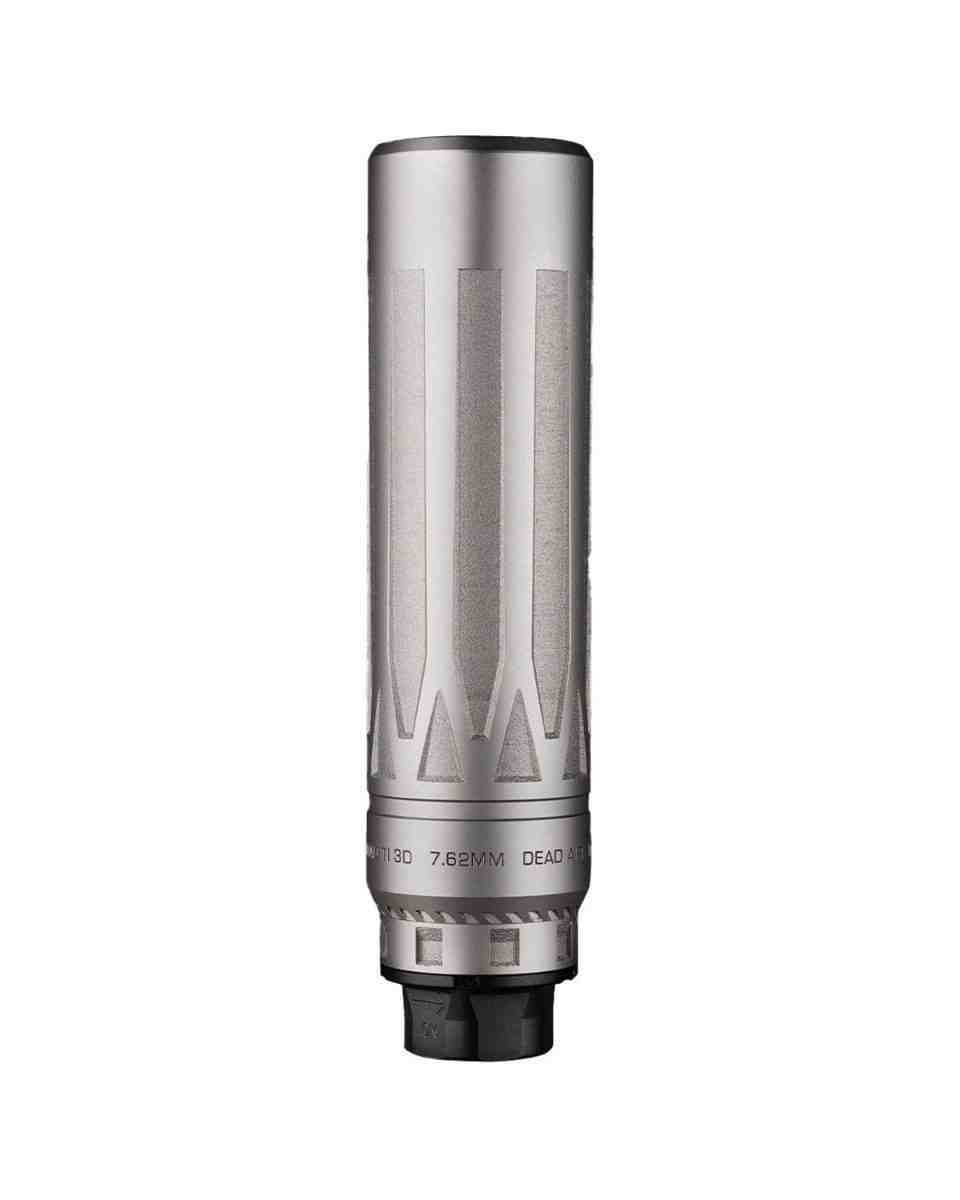 Dead Air Nomad Ti XC Direct Thread Rifle Suppressor - Silver