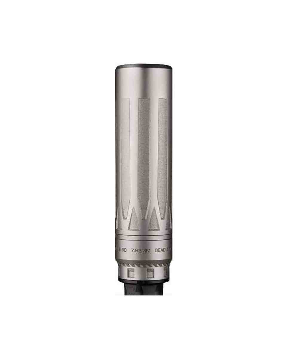 Dead Air Nomad Ti XC Xeno Rifle Suppressor - Silver