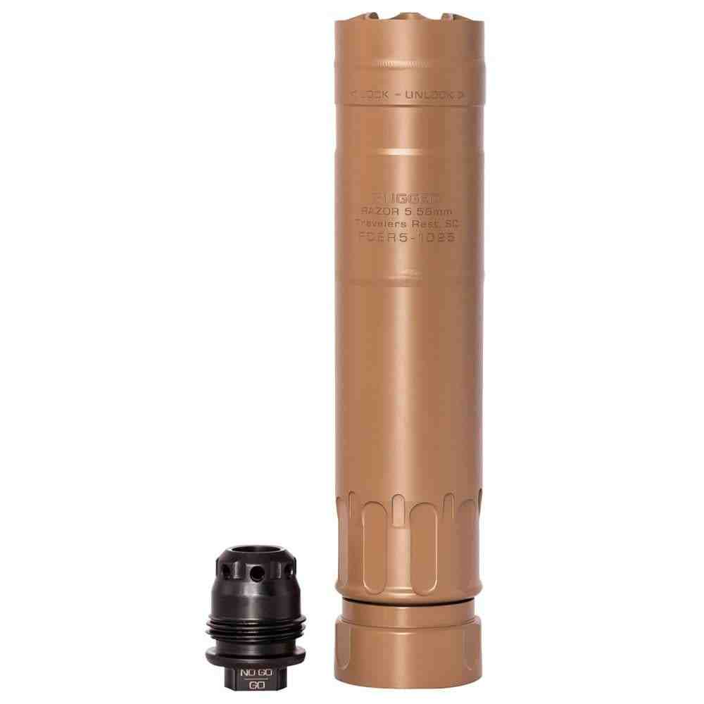 Rugged Razor556 Rifle Suppressor - FDE