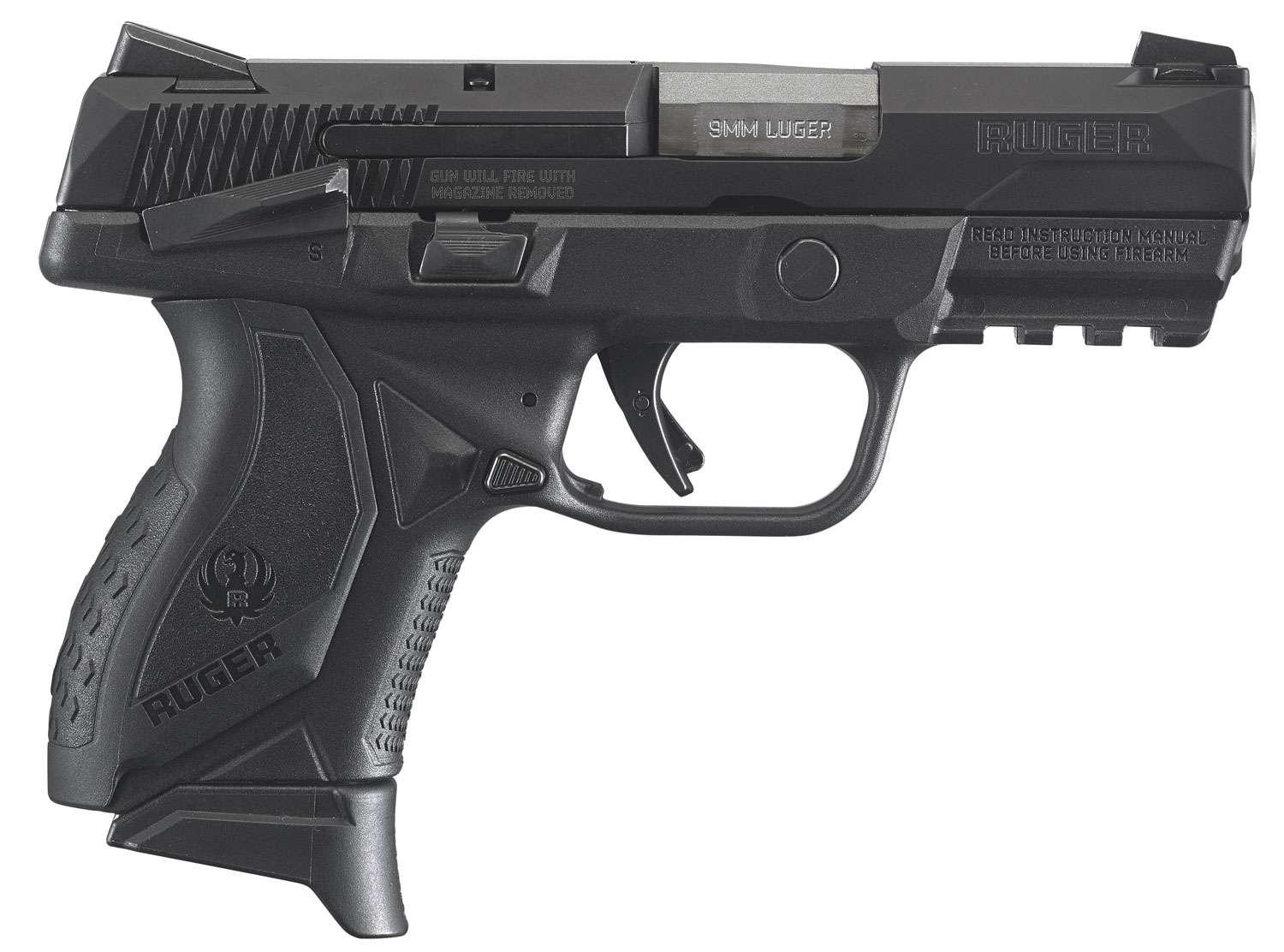 Ruger American Pistol Compact 9mm 3.5" 10+1 Black Pistol