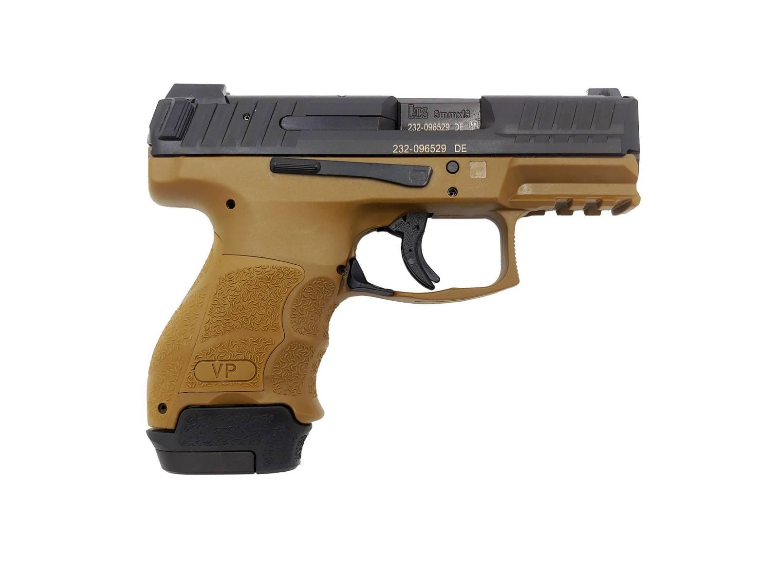 Heckler & Koch VP9SK 9mm 3.39" Barrel 3 Magazines Night Sights Brown - $575 add to cart