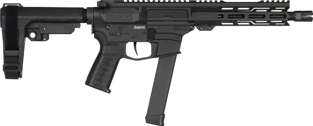 CMMG BANSHEE MKGS 9mm 8" 33 Round Armor Black W/Brace Pistol