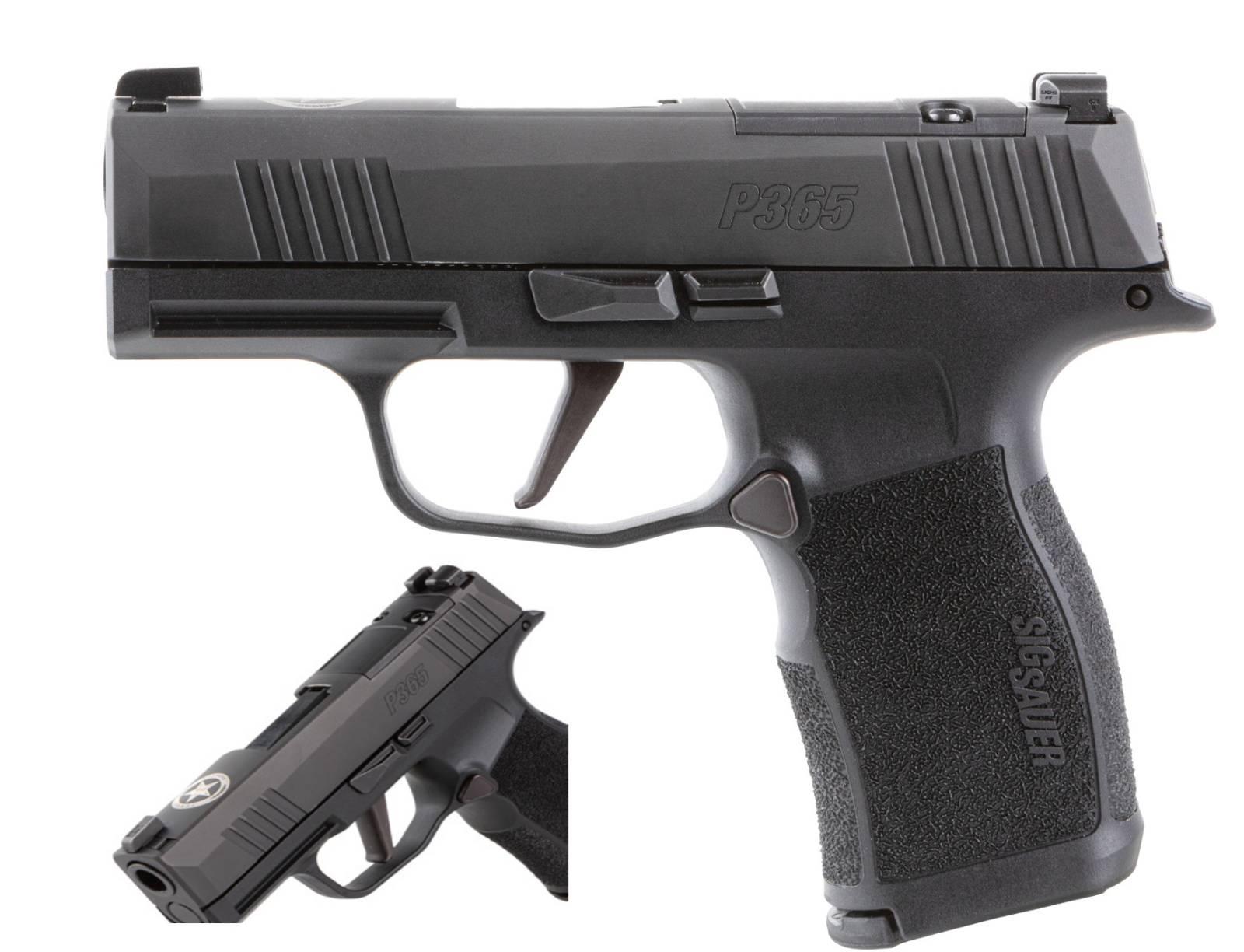 SIG SAUER P365X 9MM 3.1" 12RD TEXAS RANGER, OPTICS READY, PISTOL