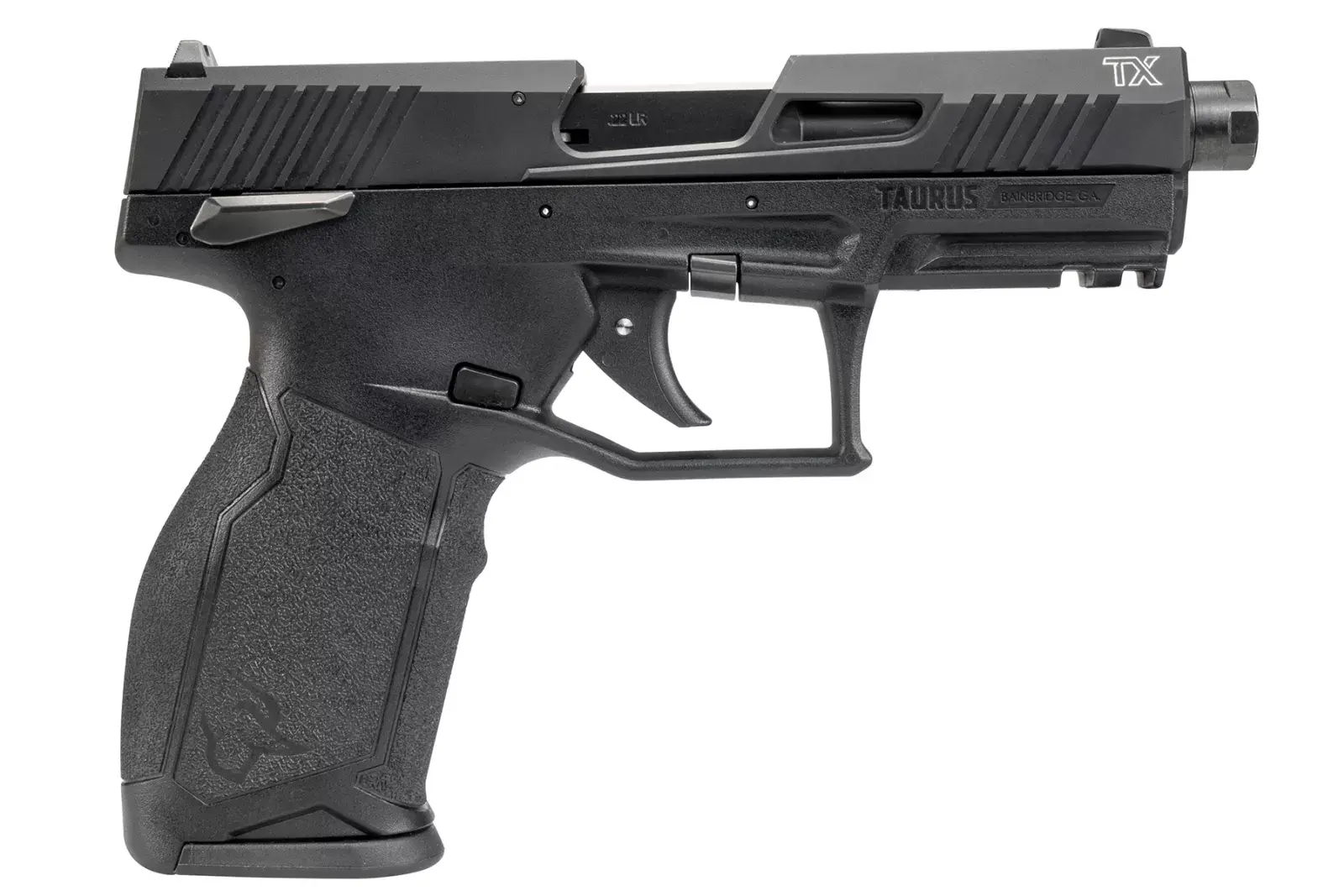 Taurus TX22, .22lr, 4.6" Threaded Barrel, 2 Magazines, Manual Safety, Pistol