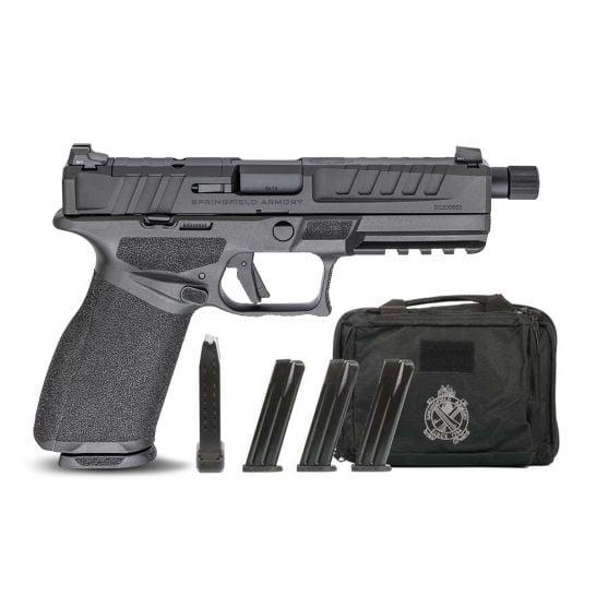 Springfield Armory Echelon, 9mm, 5.28" Threaded Barrel, 3-Dot Sights, Optics Ready, 2024 Gear Up Bundle