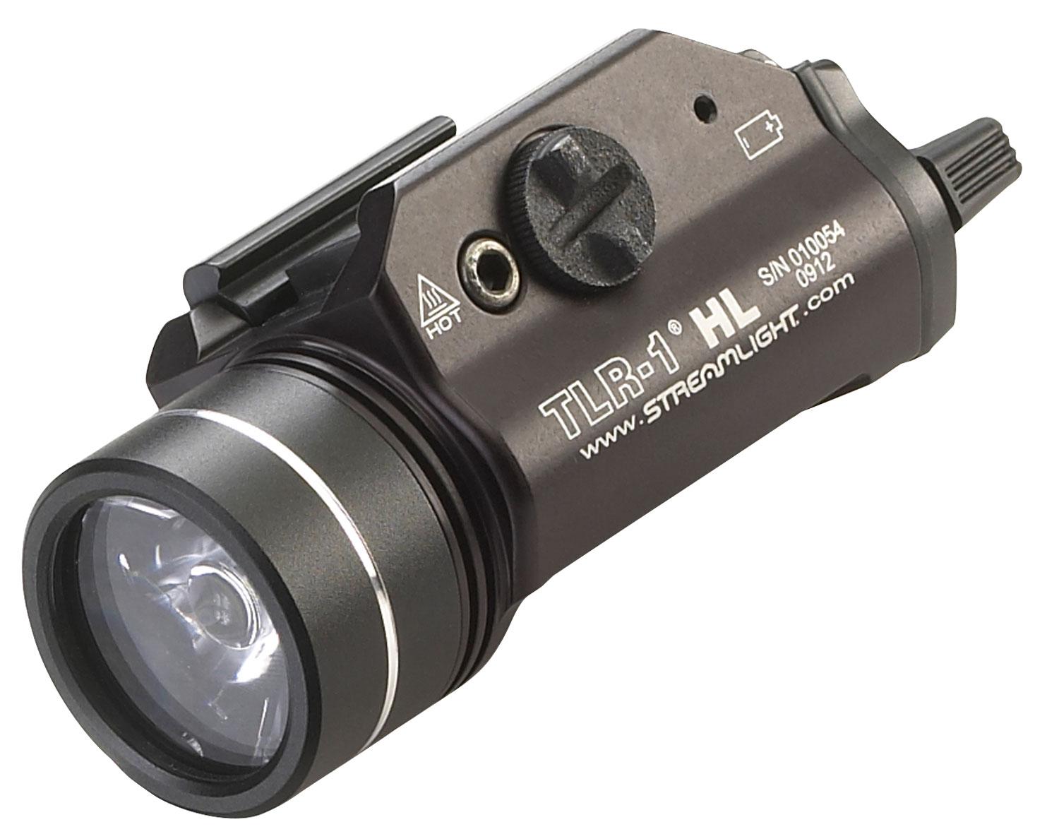 Streamlight 69260 TLR-1 HL Weapon Light C4 LED 1000 Lumens CR123A (included) Battery Black Aircraft Aluminum