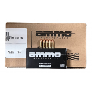 Ammo Inc Signature 9mm 124 Gr Total Metal Coating FMJ 1000rd Case (20x50rd)