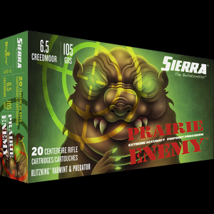 Sierra Prairie Enemy 6.5 Creedmoor 105 Gr Blitzking 20rds