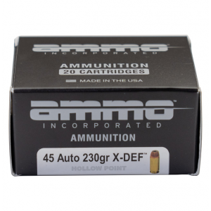 Ammo Inc X-DEF .45 ACP 230 Gr JHP 20rds