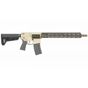 Q Sugar Weasel 5.56mm 16 Barrel 1- 30 Round Magazine FDE Clear Anodized With Cherry Bomb Muzzle Rifle