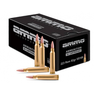 Ammo Inc Match .223 Rem 62 Gr SS109 Rifle Ammunition 50rds