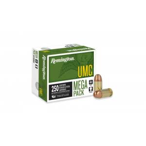 Remington Ammunition L380APA UMC  380 ACP 95 gr Full Metal Jacket (FMJ) 250 Bx/ 4 Cs (Mega Pack)