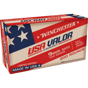 WINCHESTER 9MM NATO 124GR FMJ 200 RD BOX