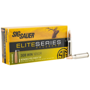 SIG SAUER AMMO 308WIN 165GR ELITE ACCUBOND RIFLE AMMUNITION 20rd BOX