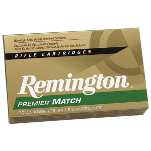 Remington Ammunition RM308W7 Premier Match 308 Win 168 gr Boat Tail Hollow Point (BTHP) 20 Bx/ 10 Cs