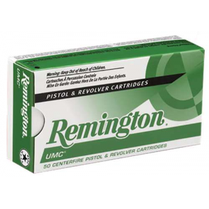 Remington Ammunition L45AP7 UMC  45 ACP 230 gr Jacketed Hollow Point (JHP) 50 Bx/ 10 Cs