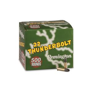 Remington Thunderbolt 22LR LRN 40 Grain Rimfire Ammunition 500rd Brick